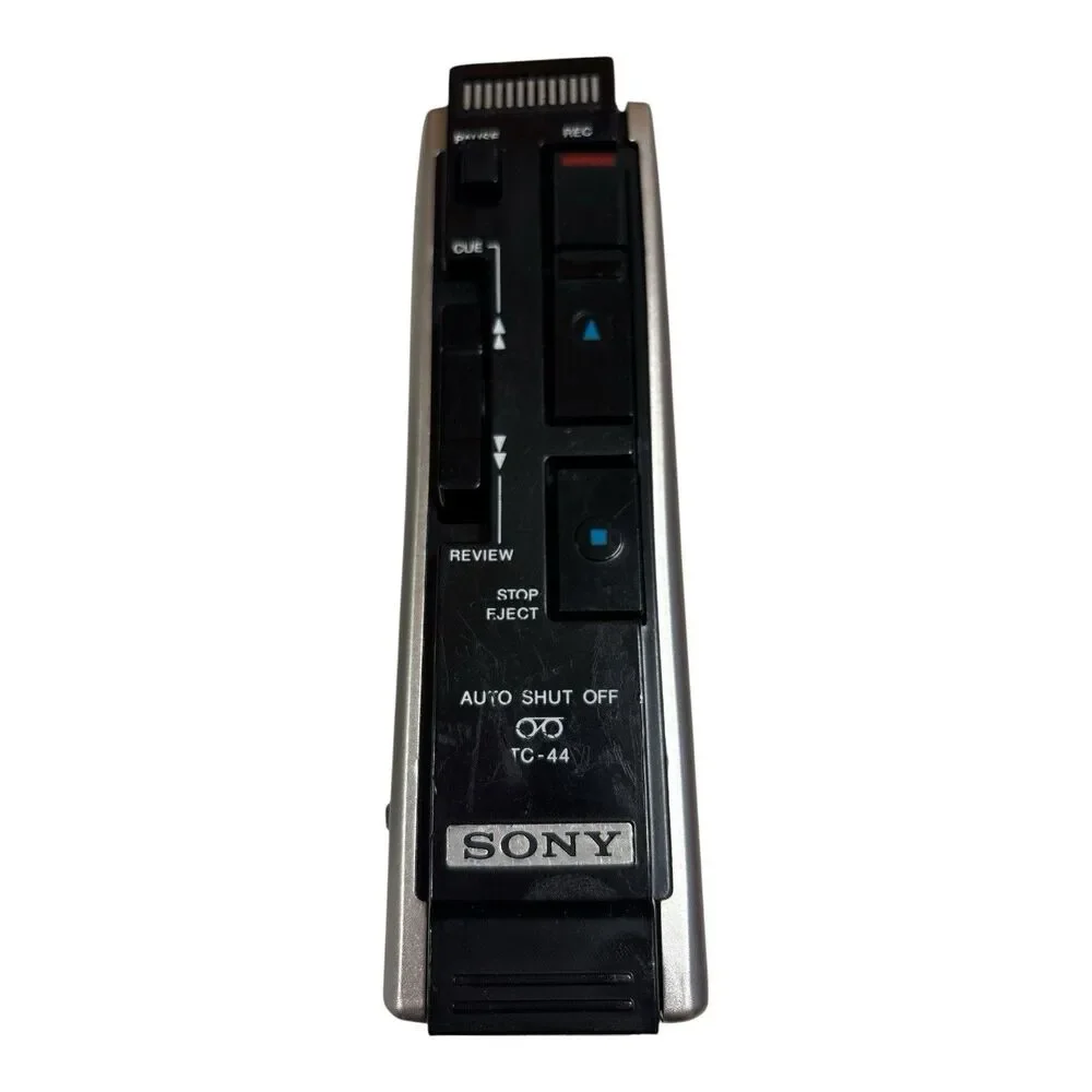 Sony TC-44 Cassette Tape Player/Recorder With Case For Parts Or Repair
